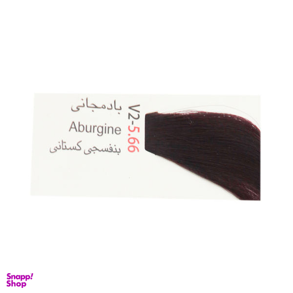 رنگ مو آدونیس پرفکت (Adonis Perfect) شماره V2-5.66 رنگ شرابی بادمجانی حجم 125 میلی‌ لیتر