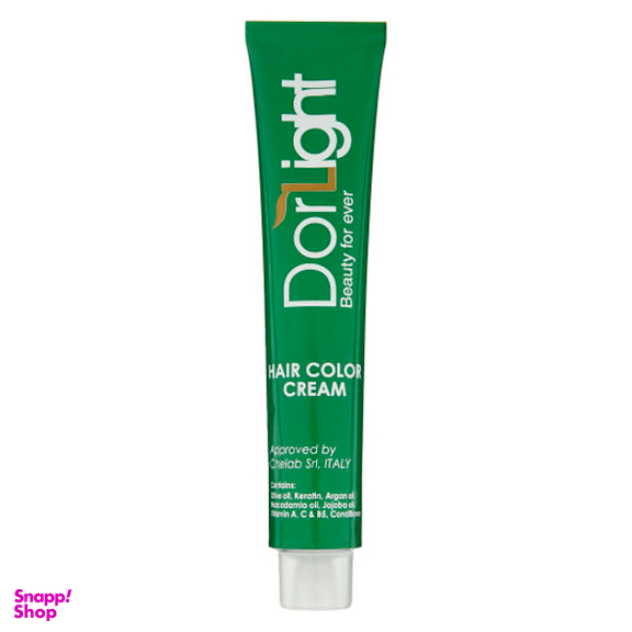رنگ مو دورلایت (Dor Light) شماره 6.0 رنگ بلوند تیره حجم 100 میلی‌لیتر