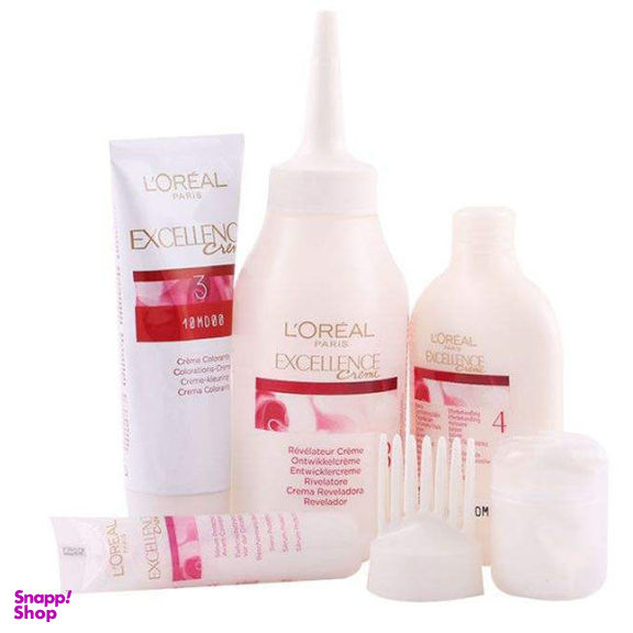 کیت رنگ مو لورآل (Loreal) مدل Excellence شماره 1.01 حجم 48 میلی لیتر رنگ مشکی