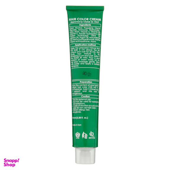 رنگ مو دورلایت شماره 90.01 رنگ نقرهای حجم 100 میلیلیتر