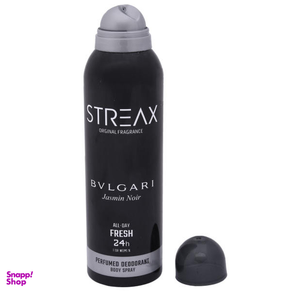 اسپری خوشبو کننده بدن زنانه استریکس (Streax) مدل Jasmin Noir کد JN05 حجم 200 میلی‌‌لیتر