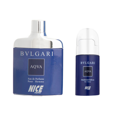 ادوپرفیوم و رول ضد تعریق مردانه نایس پاپت (Nice Puppet) مدل Bvlgari مجموعه 2 عددی