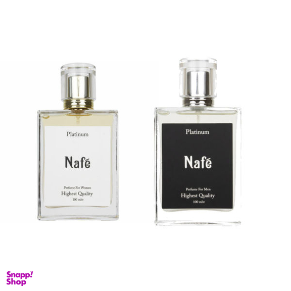 ادوپرفیوم نفه (Nafe) مدل پلاتیوم حجم 100 میلیلیتر مجموعه 2 عددی