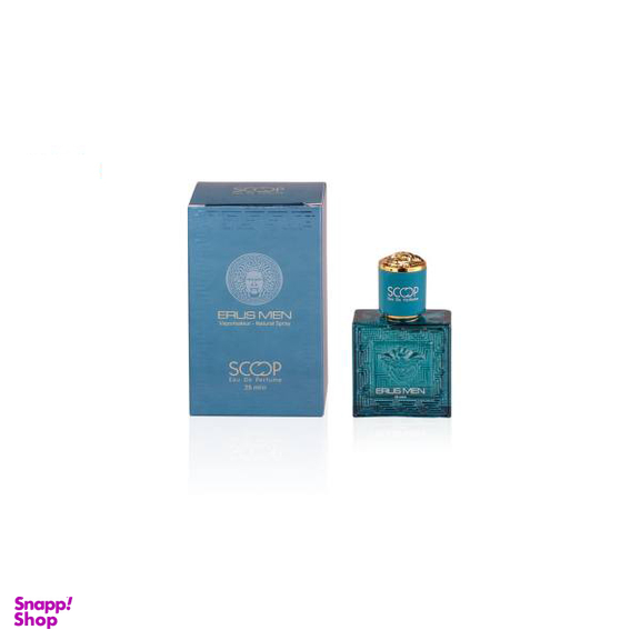 عطر جیبی مردانه اسکوپ (Scoop) مدل Erus Men حجم 25 میلی‌ لیتر