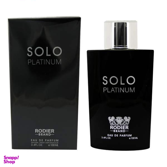 ادوپرفیوم مردانه رودیر (Rodier) مدل Solo Platinum