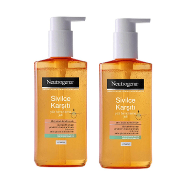 ژل صورت ضد آکنه نوتروژینا (Neutrogena) حجم 200 میلی‌ لیتر مجموعه 2 عددی