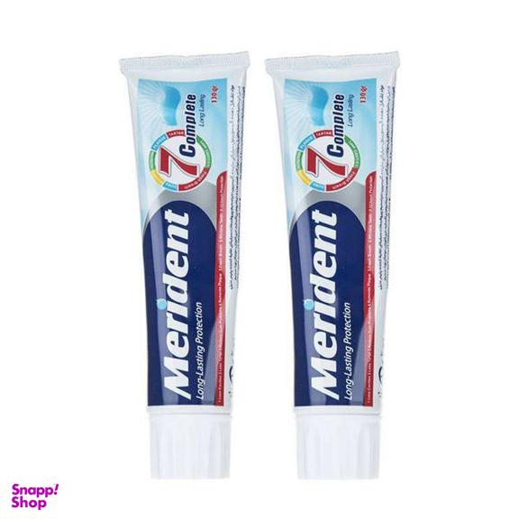 خمیر دندان مریدنت (Merident) مدل کامپلت حجم 130 میلیلیتر مجموعه 2 عددی
