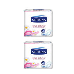 نوار بهداشتی سپتونا (Septona) قطر نازک مدل Super Sensitive مجموعه 2 عددی