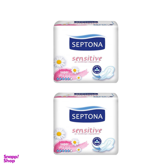 نوار بهداشتی سپتونا (Septona) قطر نازک مدل Super Sensitive مجموعه 2 عددی