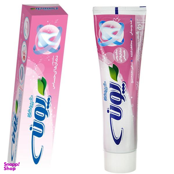 خمیر دندان پونه (Pooneh) مدل Sensitive حجم 100 میلی‌ لیتر