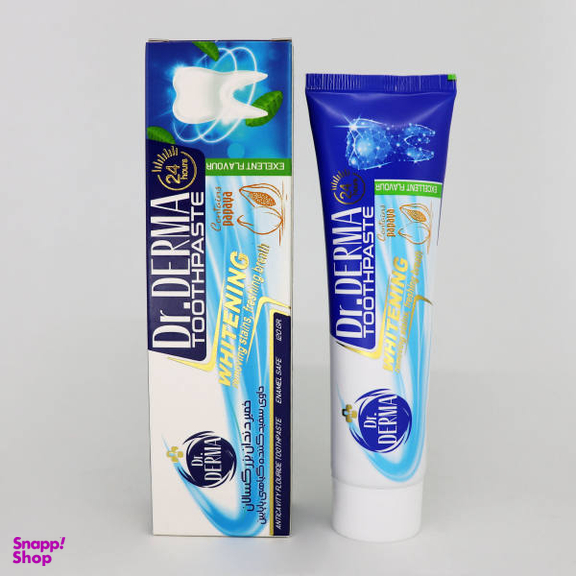 خمیر دندان دکتر درما (Dr.derma) مدل پاپایا حجم 120 میلی‌لیتر