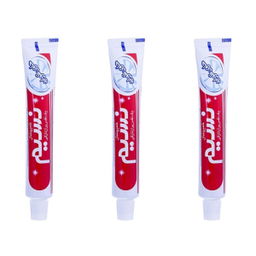 خمیر دندان نسیم (Nassim) مدل Feluoride Protection وزن 80 گرم مجموعه 3 عددی