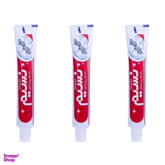 خمیر دندان نسیم (Nassim) مدل Feluoride Protection وزن 80 گرم مجموعه 3 عددی