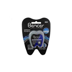 نخ دندان بنسر (Bencer) مدل Charcoal طول 50 متر بسته 6 عددی