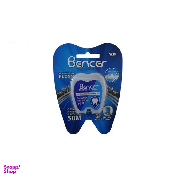 نخ دندان بنسر (Bencer) مدل Mint طول 50 متر بسته 6 عددی