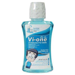 دهان شویه وی وان (Vi-One) مدل Junior Mouth Wash مناسب دختران حجم 330 میلی‌ لیتر مجموعه 4 عددی