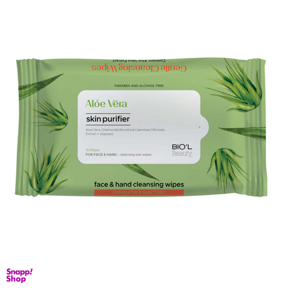 دستمال مرطوب بیول (Biol) مدل F&H مجموعه 12 عددی