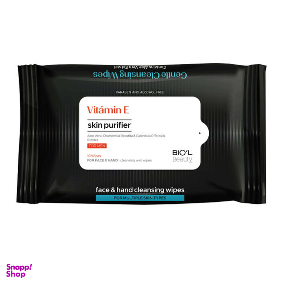 دستمال مرطوب بیول (Biol) مدل F&H مجموعه 12 عددی
