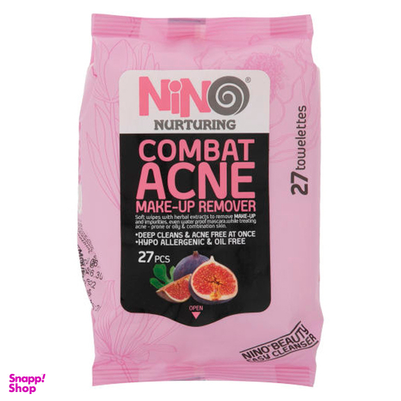 دستمال مرطوب نینو (Nino) مدل Common Fig بسته 27 عددی