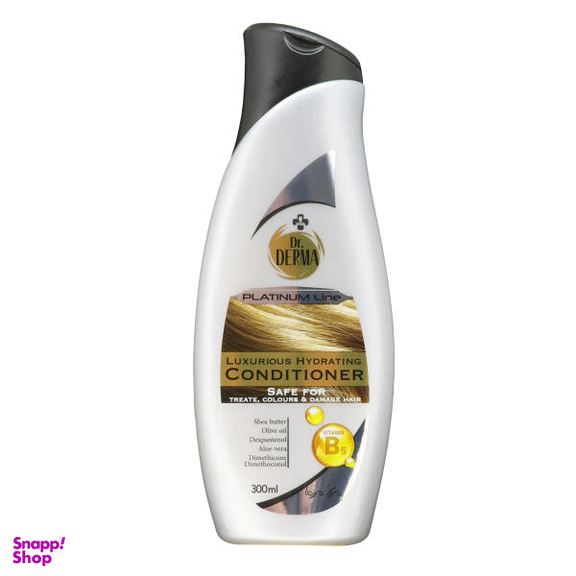 شامپو ترمیم کننده مو دکتر درما (Dr.derma) مدل Aloe vera حجم 300 میلی‌لیتر+نرم کننده مو دکتر درما (Dr.derma) مدل آبرسان