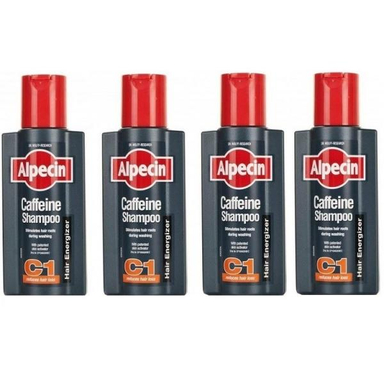 شامپو مو آلپسین (Alpecin) مدل C1 Caffeine حجم 250 میلی‌ لیتر بسته 4 عددی