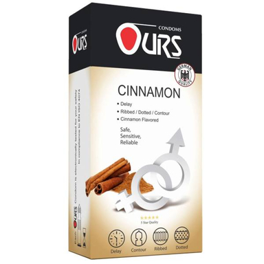 کاندوم اورز (Ours) مدل Cinnamon بسته 12 عددی