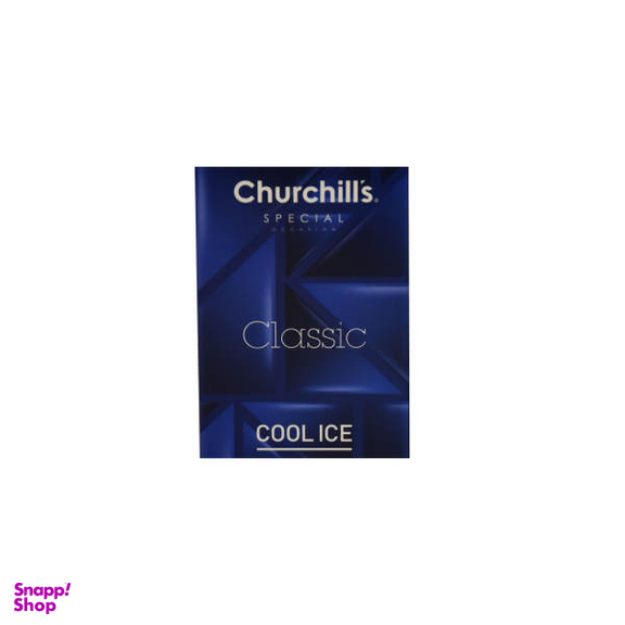 کاندوم چرچیلز (Churchill's) مدل Classic Cool Ice بسته 3 عددی