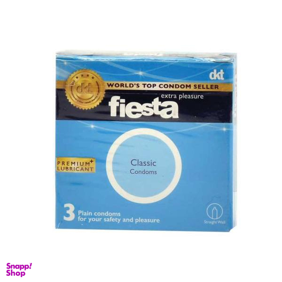 کاندوم ساده فیستا (Fiesta) مدل Classic بسته 3 عددی