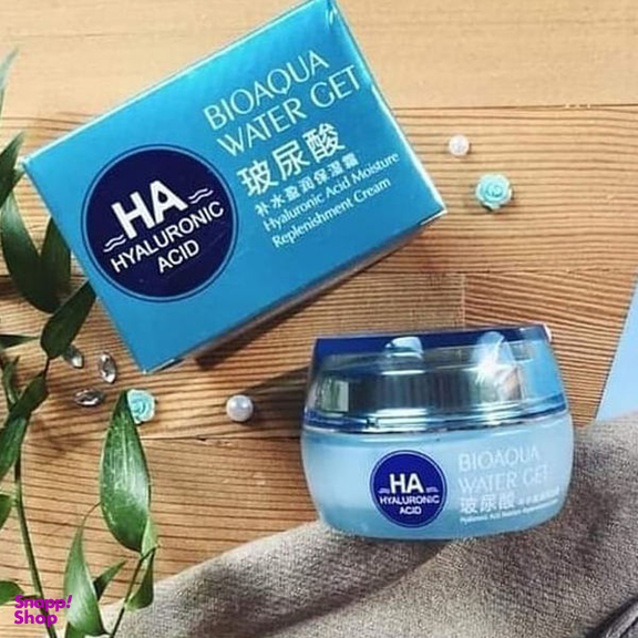 کرم آبرسان بایوآکوا مدل هیالورنیک اسید کلاژن حجم 50 میلی لیتر