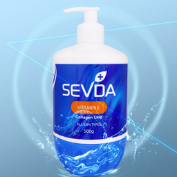 کرم آبرسان سودا (Sevda) مدل VITAMIN C و VITAMIN E حجم 500 میلی‌لیتر