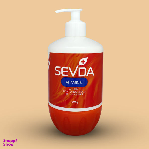 کرم آبرسان سودا (Sevda) مدل VITAMIN C وزن 500 گرم