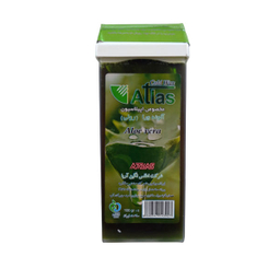 موم موبر اطلس (Atlas) مدل Aloe vera حجم 100 میلی‌لیتر به همراه پد اپیلاسیون بسته 10 عددی