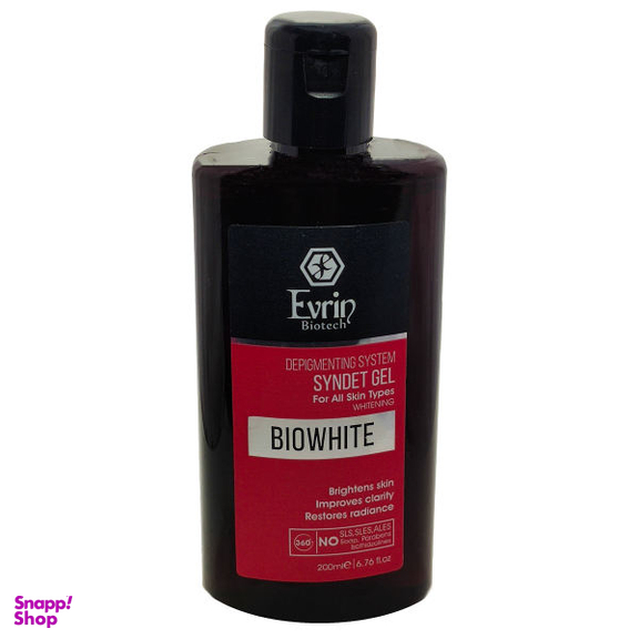 ژل روشن کننده اورین (Evrin) مدل BIOWHITE حجم 200 میلی‌‌لیتر
