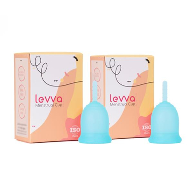 کاپ قاعدگی لیوا فارما (Levva pharma) مدل Plus سایز کوچک مجموعه 2 عددی