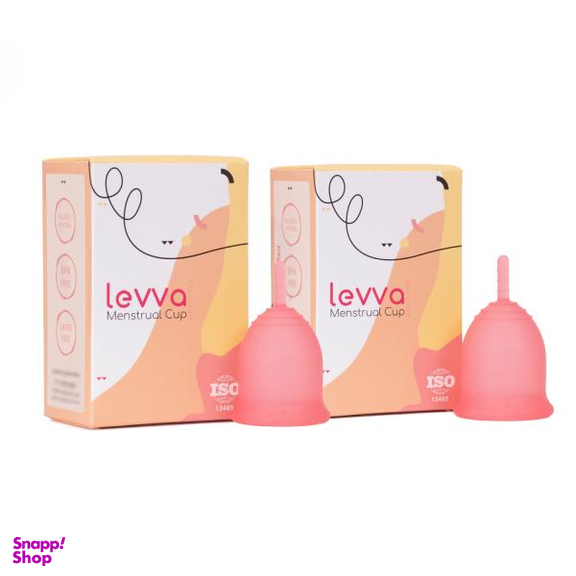 کاپ قاعدگی لیوا فارما (Levva pharma) مدل Plus سایز متوسط مجموعه 2 عددی
