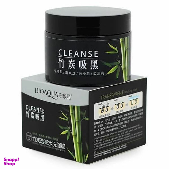 ماسک صورت بایوآکوا (BioAqua) مدل Cleance حجم 140 میلی‌ لیتر