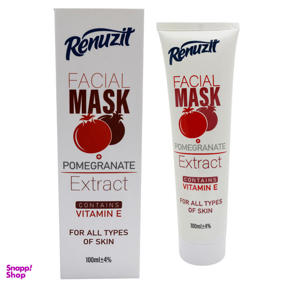 ماسک صورت رینوزیت (Renuzit) مدل POMEGRANATE حجم 100 میلی‌لیتر