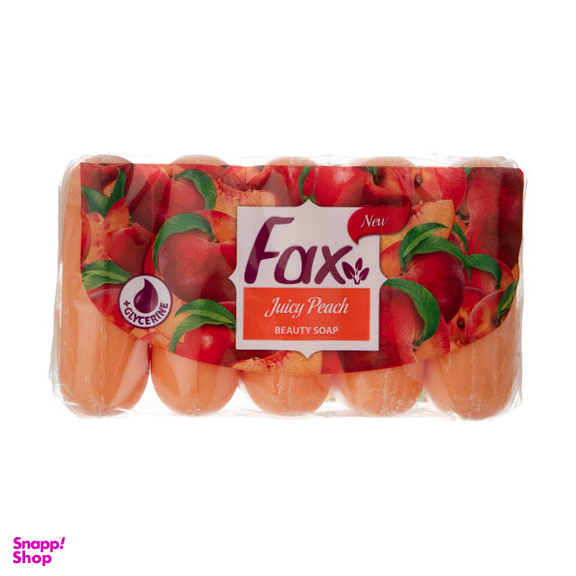 صابون فکس (Fax) مدل Juicy Peach بسته 5 عددی