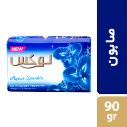 صابون شستشو لوکس (Lux) مدل Aqua and Sparkle وزن 90 گرم بسته 6 عددی