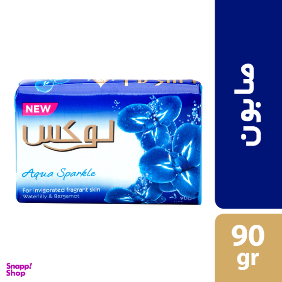 صابون شستشو لوکس (Lux) مدل Aqua and Sparkle وزن 90 گرم بسته 6 عددی