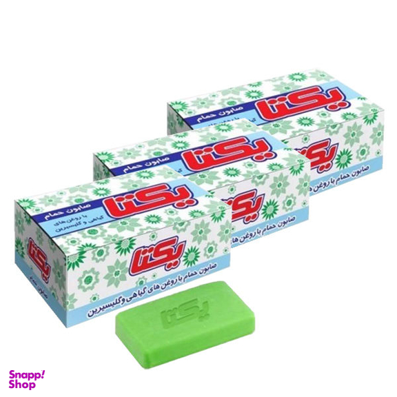 صابون شستشو یکتا (Yekta) مدل General وزن 120 گرم مجموعه 3 عددی