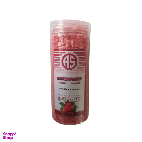 نمک حمام آس (As) مدل Strawberry وزن 900 گرم