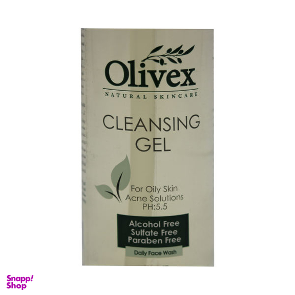 ژل شستشو صورت الیوکس (Olivex) مدل Avocado Extract مناسب پوست چرب و جوشدار حجم 200 میلی‌ لیتر