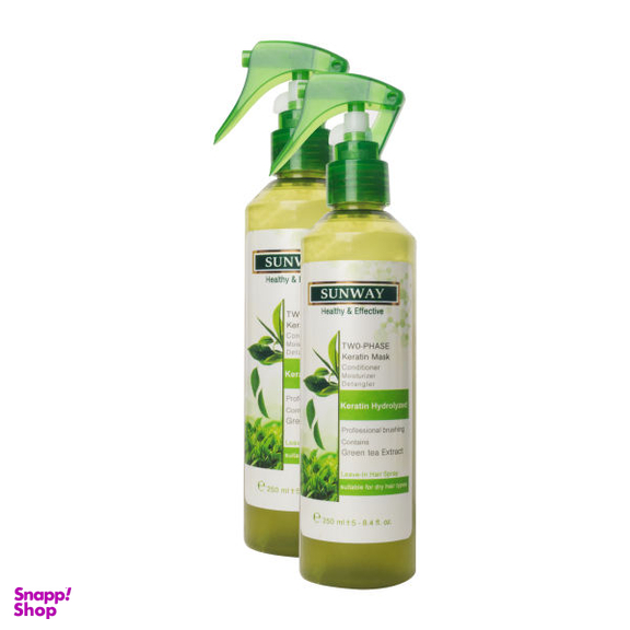 اسپری مو سان وی (Sunway) مدل Green Tea Extract حجم 250 میلی‌لیتر