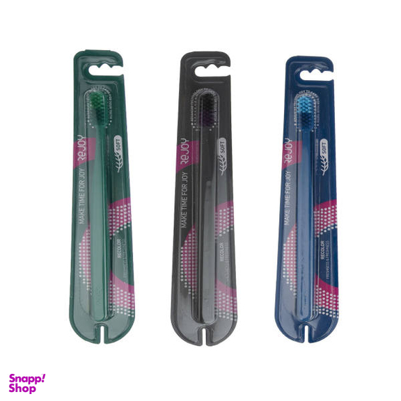 مسواک ریجوی (Rejoy) مدل 3 Multi مجموعه 3 عددی با برس نرم