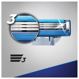یدک اصلاح ژیلت (Gillette) مدل mach3 turbo بسته 4 عددی