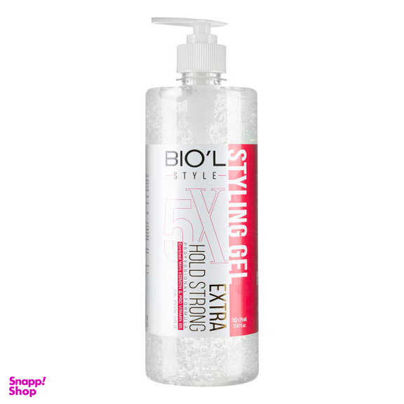 ژل حالت دهنده مو بیول (Biol) مدل Exstra Hpld Strong حجم 700 میلی‌ لیتر