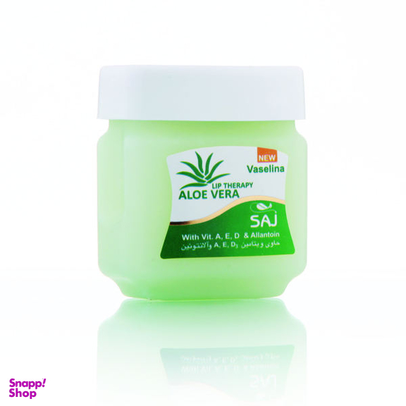 وازلین لب ساج (Saj) مدل آلویه ورا