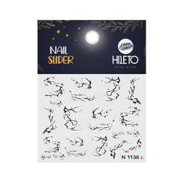 اسلایدر طراحی ناخن های لتو (Hi Leto) مدل N 1138p رنگ مشکی