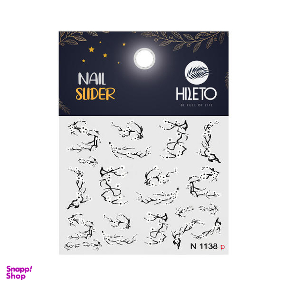 اسلایدر طراحی ناخن های لتو (Hi Leto) مدل N 1138p رنگ مشکی